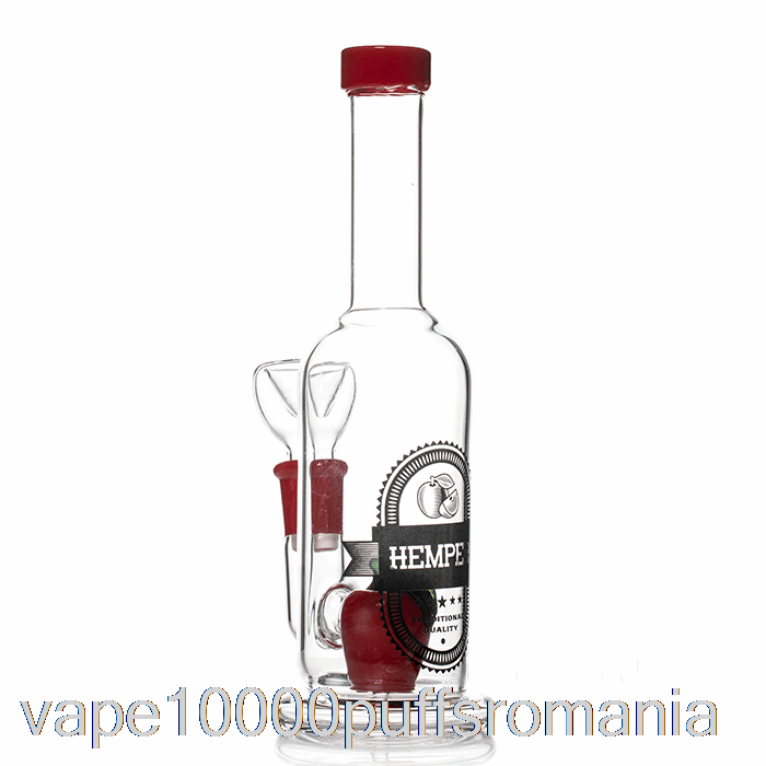 Vape Romania Hemper Cidru De Mere Bong Transparent / Rosu